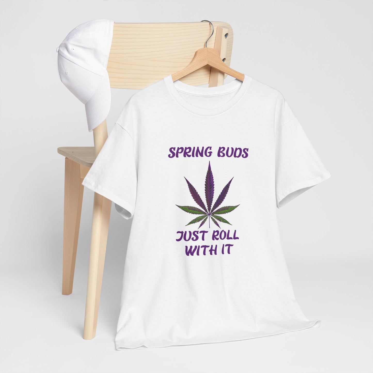 Unisex Heavy Cotton Tee Relaxed Fit T-Shirt Fresh Blooms & Good Vibes –The G-Spot G’s Tees Exclusive!