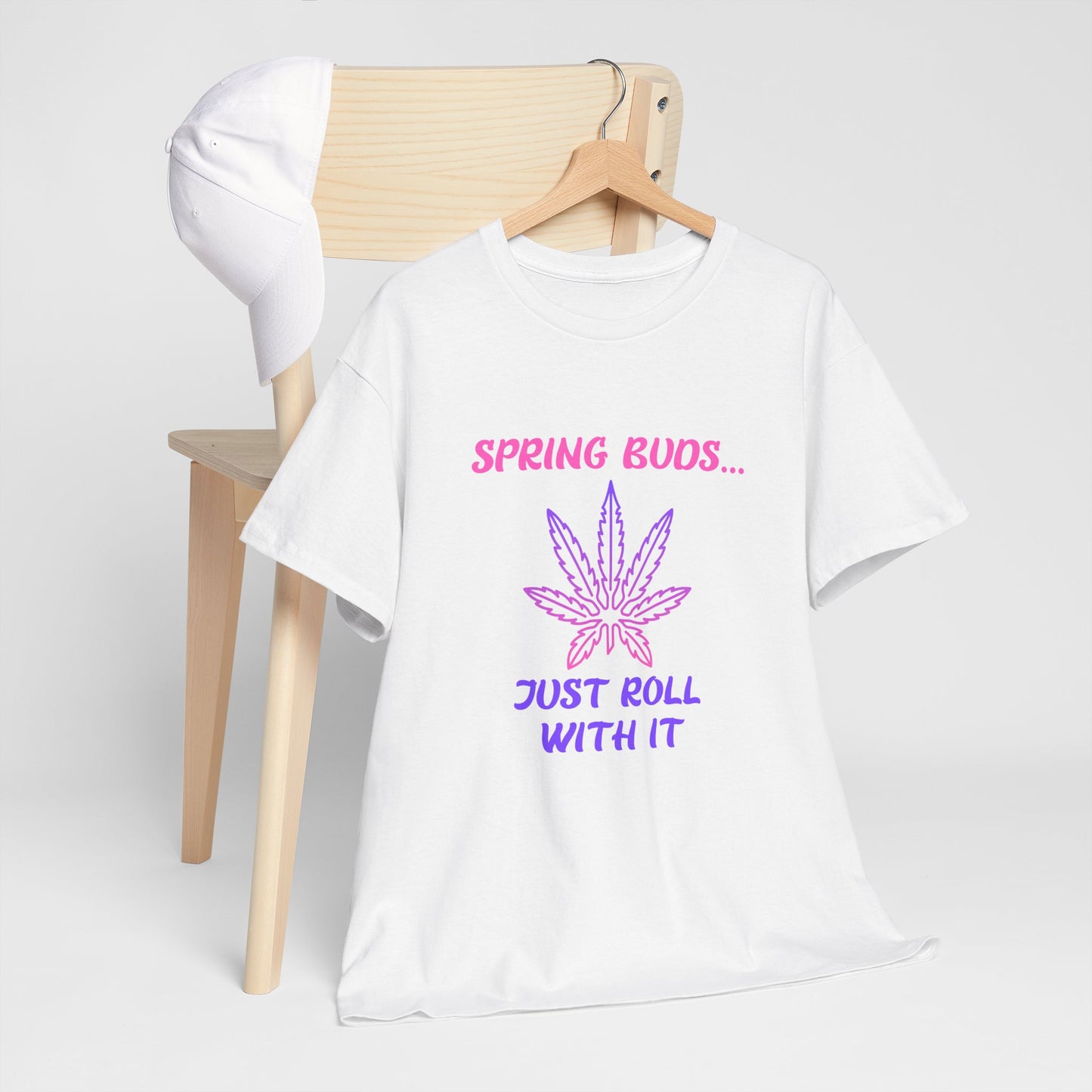 Spring Vibe Unisex Heavy Cotton Tee - Fresh Blooms & Good Vibes – The G-Spot G’s Tees Exclusive!