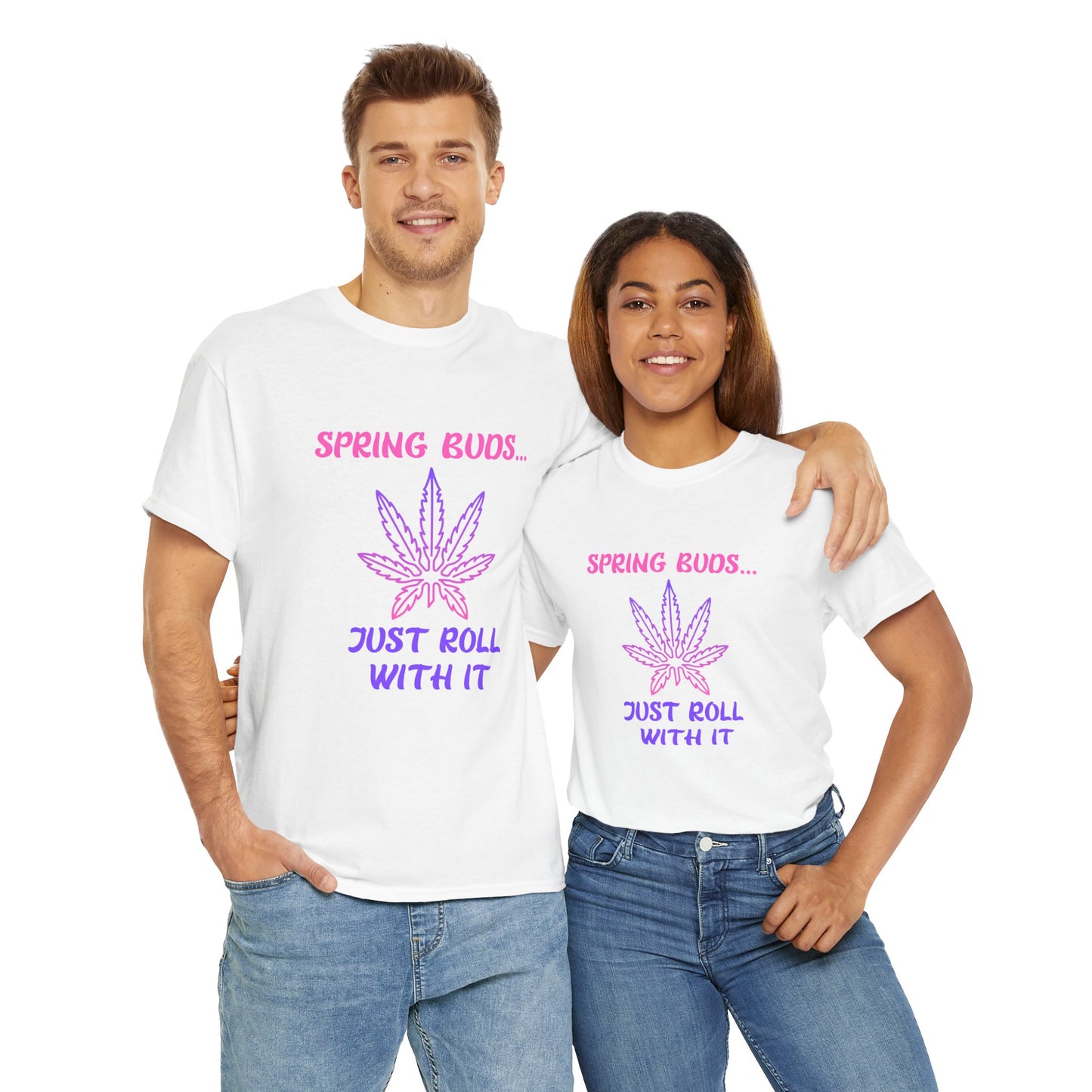 Spring Vibe Unisex Heavy Cotton Tee - Fresh Blooms & Good Vibes – The G-Spot G’s Tees Exclusive!