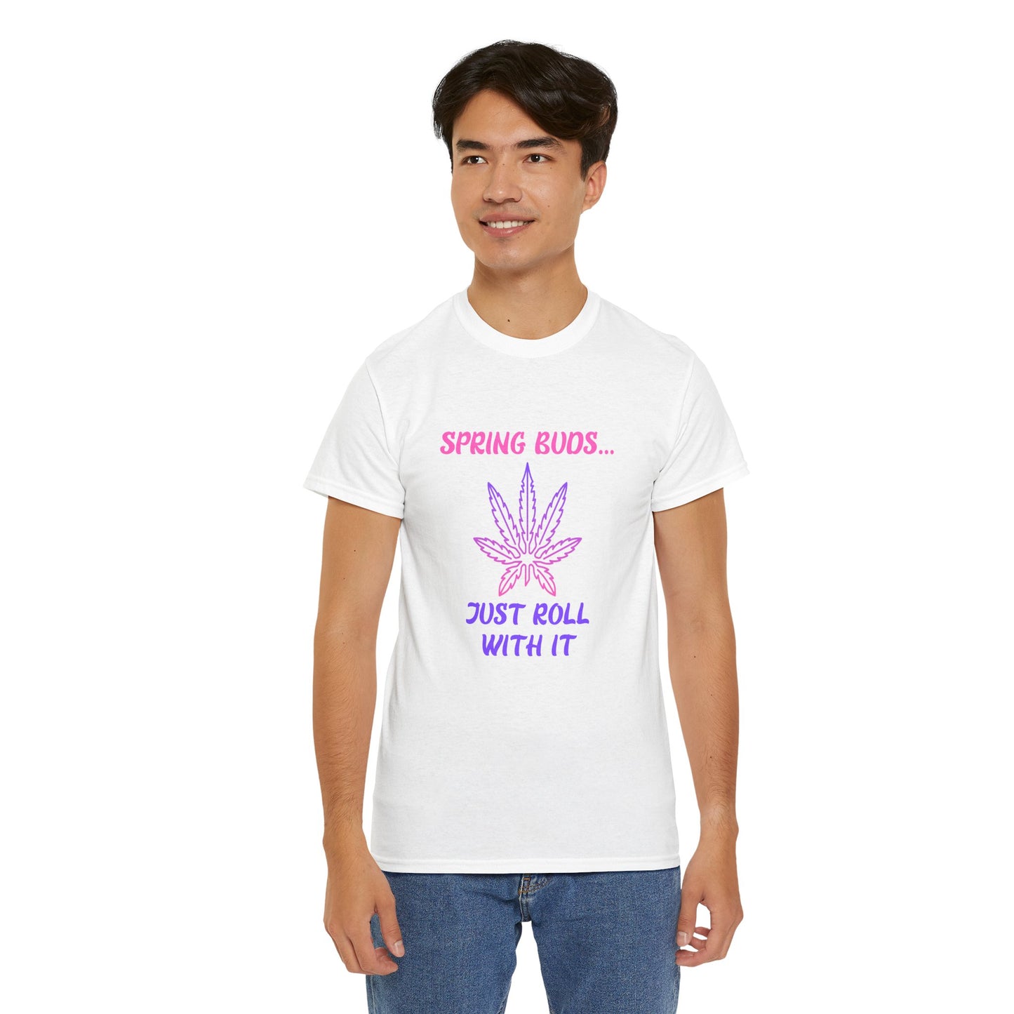 Spring Vibe Unisex Heavy Cotton Tee - Fresh Blooms & Good Vibes – The G-Spot G’s Tees Exclusive!