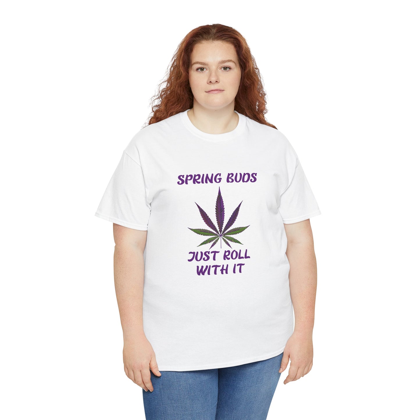 Unisex Heavy Cotton Tee Relaxed Fit T-Shirt Fresh Blooms & Good Vibes –The G-Spot G’s Tees Exclusive!