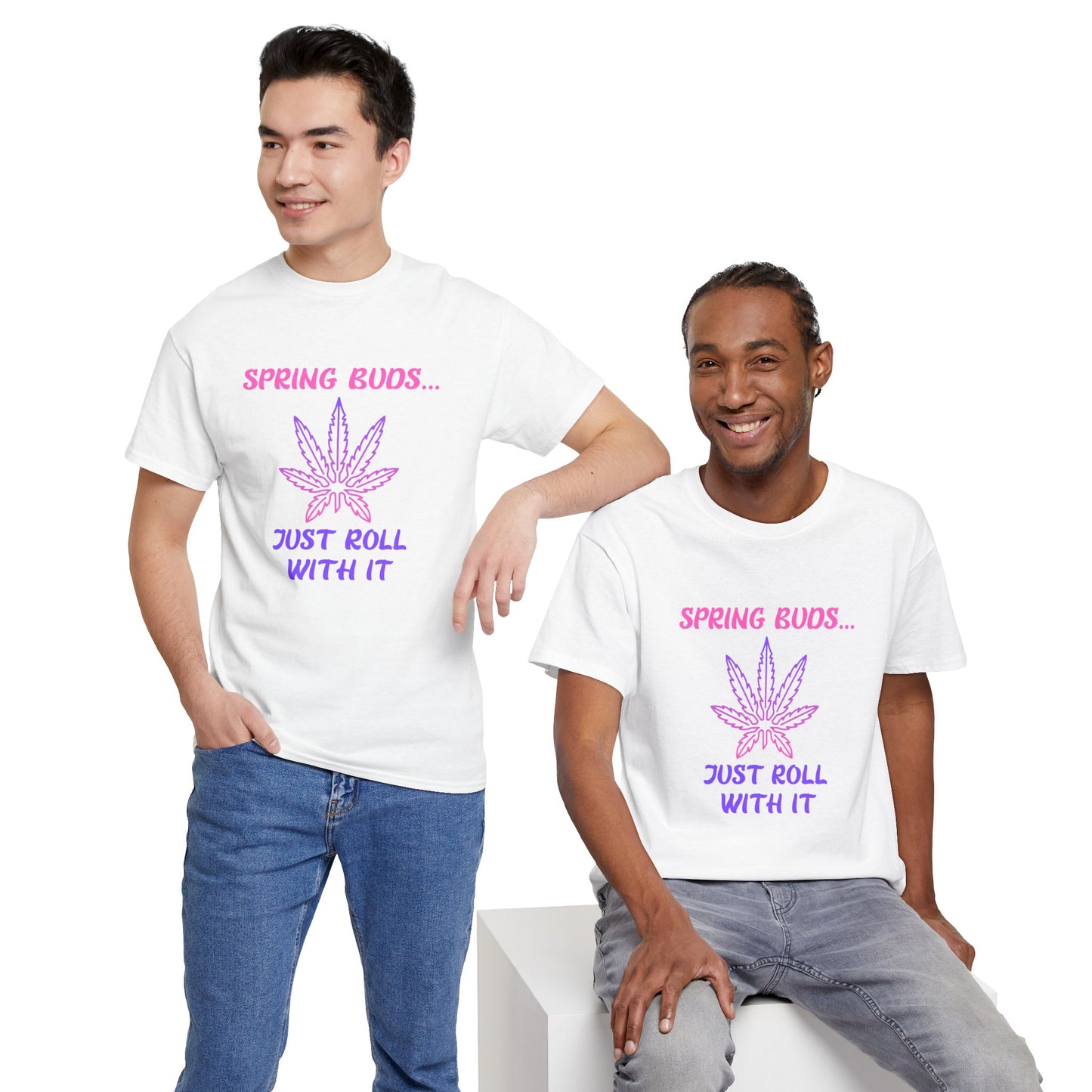 Spring Vibe Unisex Heavy Cotton Tee - Fresh Blooms & Good Vibes – The G-Spot G’s Tees Exclusive!