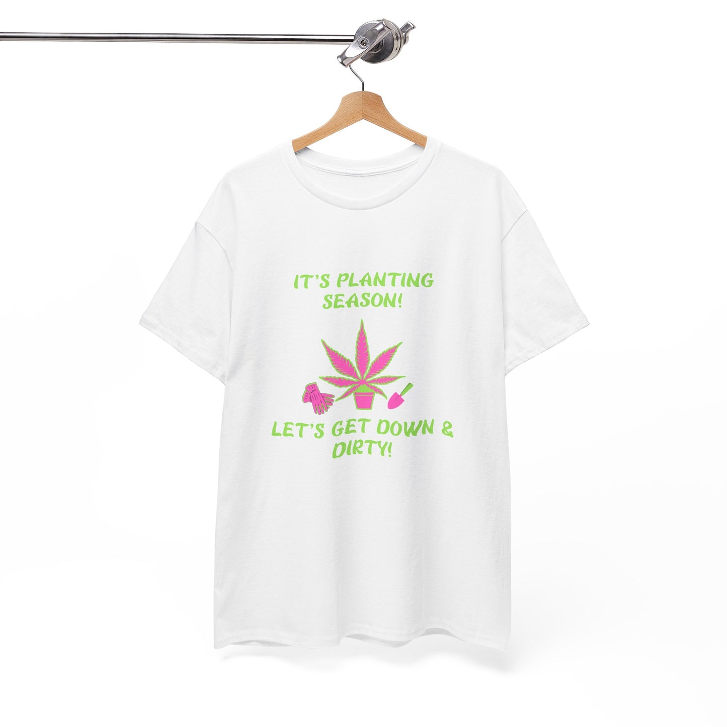 Unisex Heavy Cotton Tee -Get Your Hands Dirty & Your Plants Growing – A G-Spot G’s Tees Original!