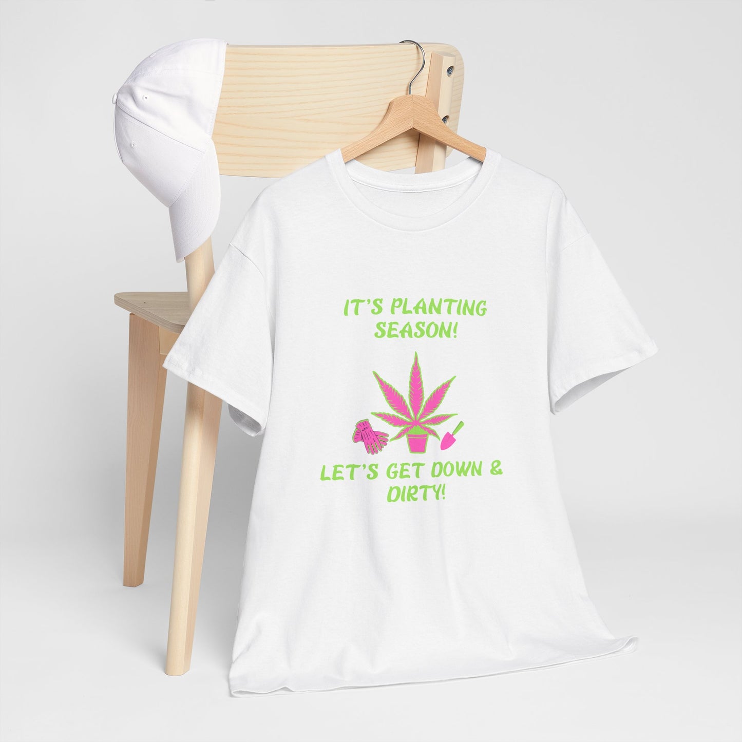 Unisex Heavy Cotton Tee -Get Your Hands Dirty & Your Plants Growing – A G-Spot G’s Tees Original!