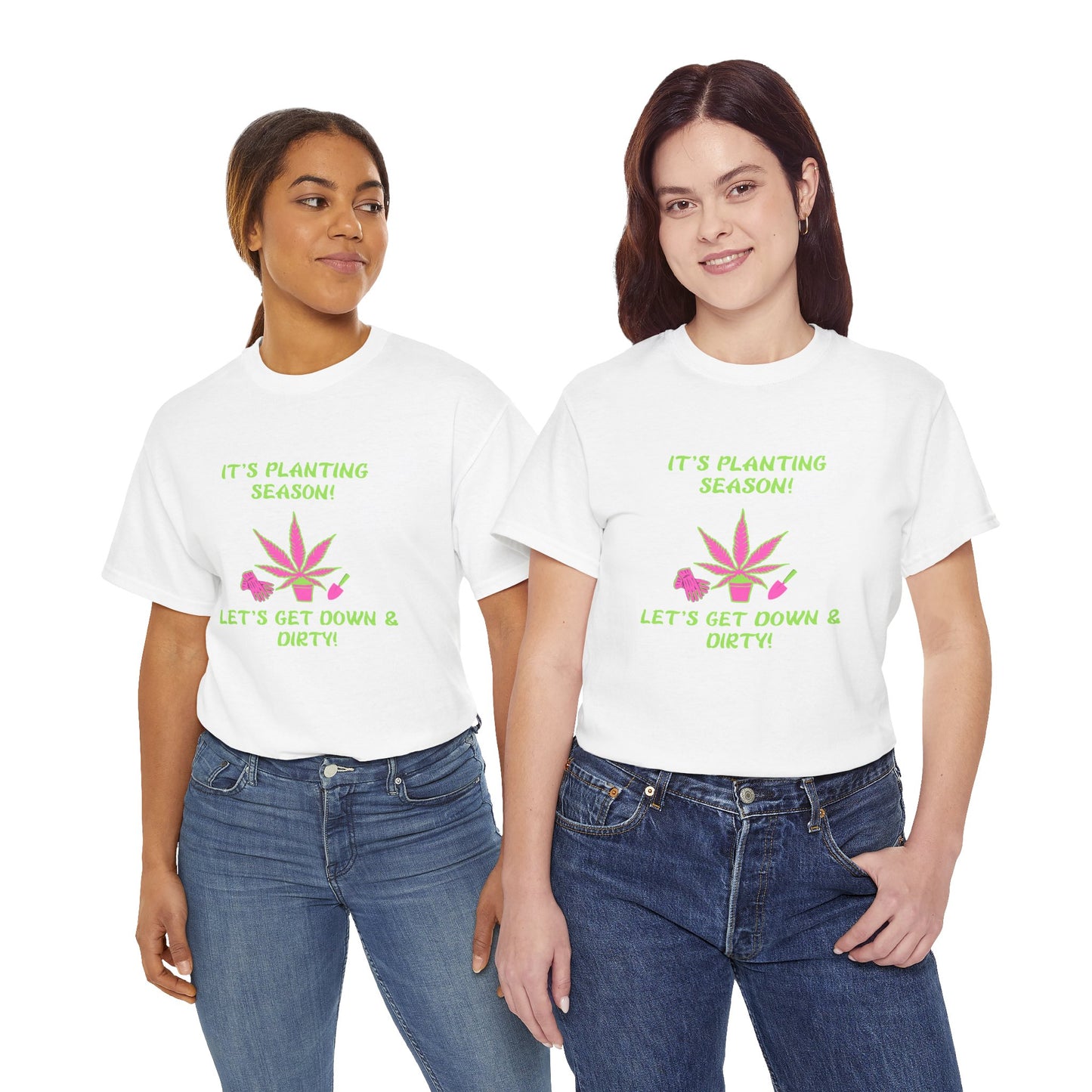 Unisex Heavy Cotton Tee -Get Your Hands Dirty & Your Plants Growing – A G-Spot G’s Tees Original!