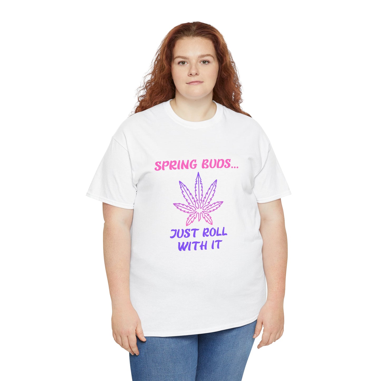 Spring Vibe Unisex Heavy Cotton Tee -  Fresh Blooms & Good Vibes – The G-Spot G’s Tees Exclusive!