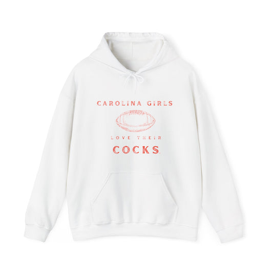 Carolina Girls Football Sweatshirt - Unisex Heavy Blend Hoodie