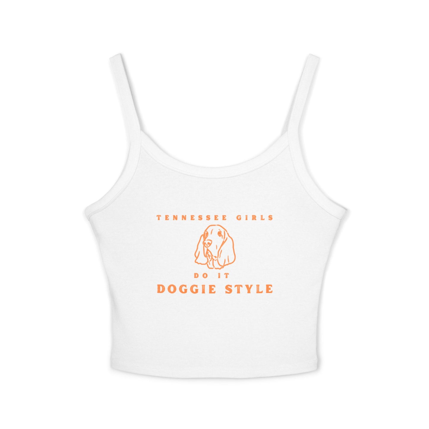 Tennessee Girls Doggie Style Tank Top - Stylish Women's Spaghetti Strap Tee